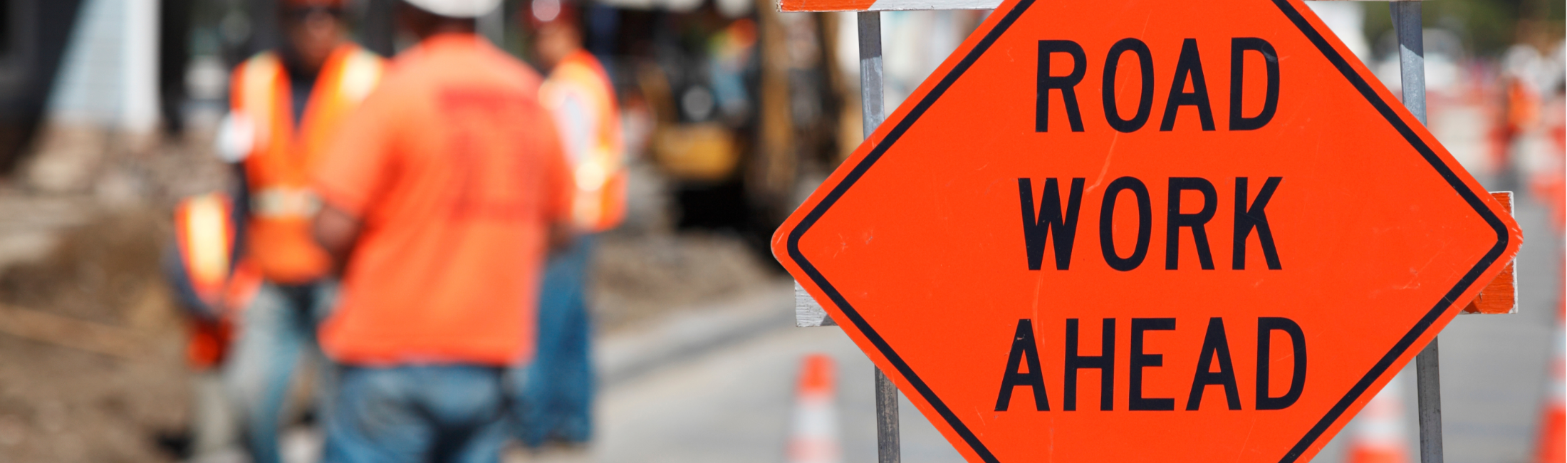 VDOT road work ahead