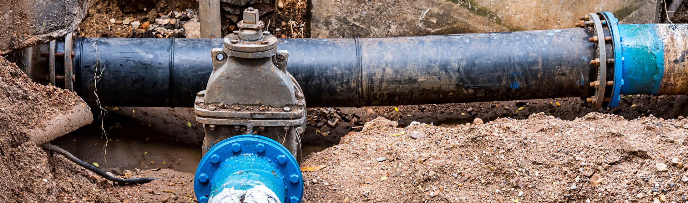 water pipes in the ground