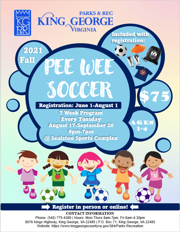 2021 Pee Wee Soccer Photo 2 Light Blue Pastel