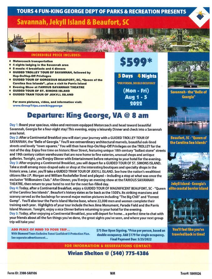 Savannah Jekyll Island Beaufort SC Trip 2022